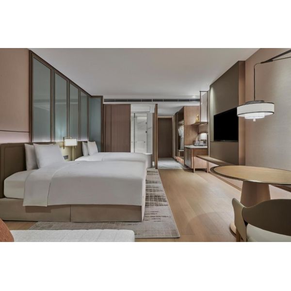 Гостиница собирает дизайн Hilton 5 сюит мебели спальни звезды полностью установленный