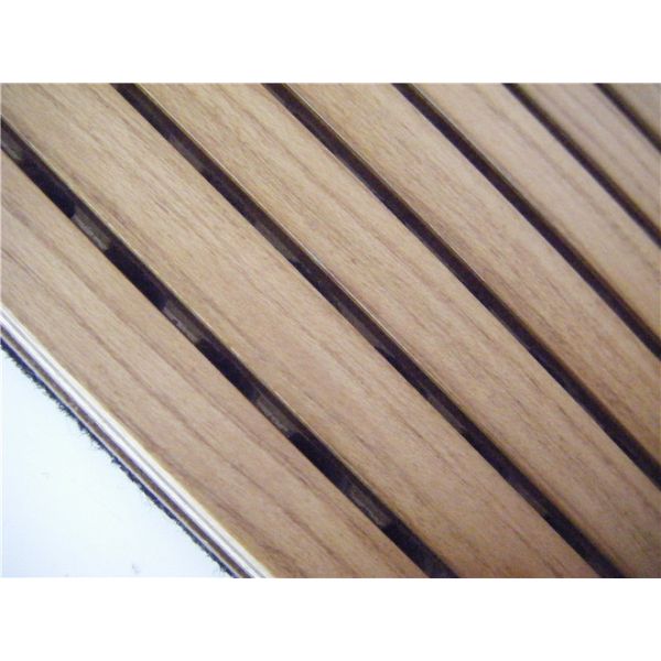 Панель комнаты студии акустической панели огнеупорной облицовки полиэфирного волокна деревянная калиброванная звукоизоляционная