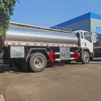 HOWO Stainless Steel Tanker Truck 5000 Liters 6000 Liters Water Juice Milk Tank Truck