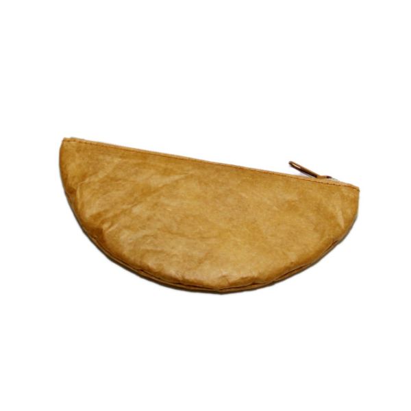 Moon Shape Tyvek Paper Wallet Zipper Easy Take Out For Girl Ladies Cute Purse