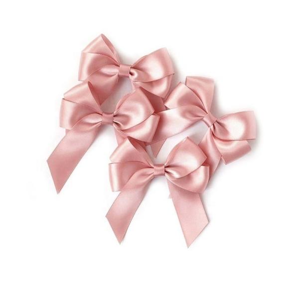 Polyester Occasion Bottle Decoration Pre Tied Satin Gift Ribbon Bow for Gift Box Packaging