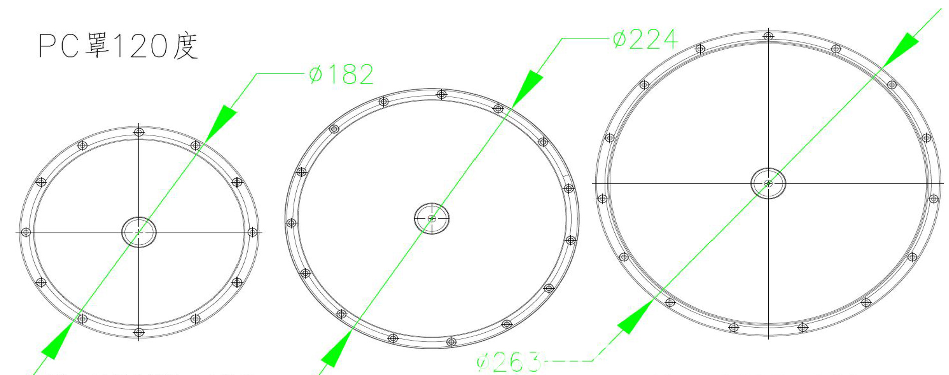 50-100-150-200 watt led high bay light Flat PC Cover 120 Degrees IP66 IP66 Waterproof Rating