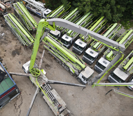 47m Truck Mounted Concrete Pump Used Refurbish ZLJ5336THB 47X-5RZ