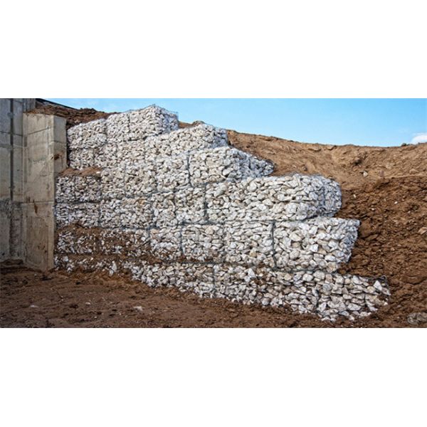 Корзина утеса коробки 80X100Mm Gabion ячеистой сети 2X1X1M Gabion для проекта регулирования паводковых вод