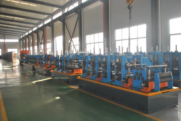 High Frequency ERW Pipe Production Line 32-76mm Diameter 4-12m Length