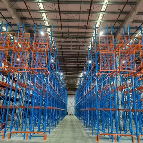Industrial Powder Coated Pallet Rack System for Warehouse Storage with Multi-Level Heavy Duty Load Capacity