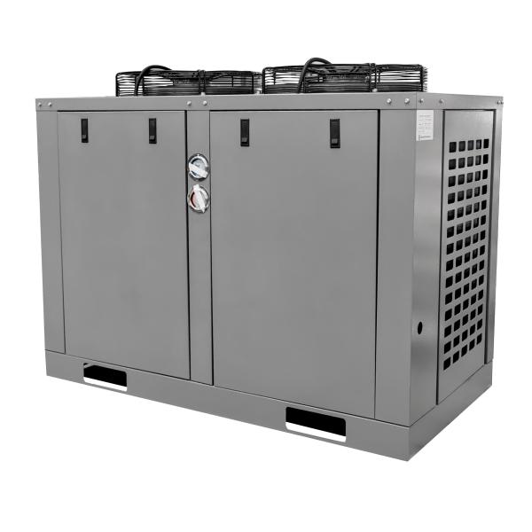 R-507A Refrigerant Type Commercial Refrigeration Condensing Unit with Galvanized Steel Cabinet Material
