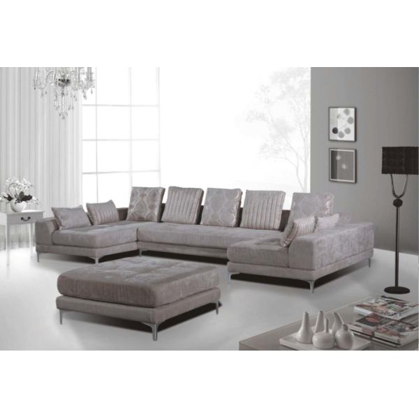 Hotel living room modern Fabric Corner Sofa