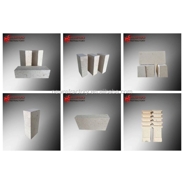 Customized Yellow Alumina Brick Fire Tile for Furnace Lining