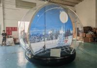 Globo exterior gigante personalizado da neve da explosão dos globos infláveis claros da neve