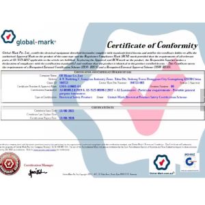 Dongguan OE HOME Furniture Co., Ltd. Certifications