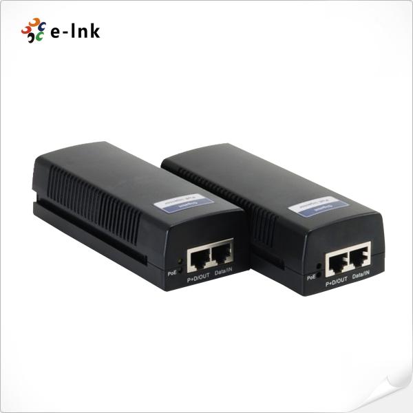 Inyector PoE de Gigabit IEEE802.3af 15.4W