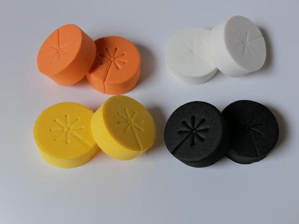 PE Grow Sponges Hydroponic Black / White / Orange Cloning For Seeding Plant