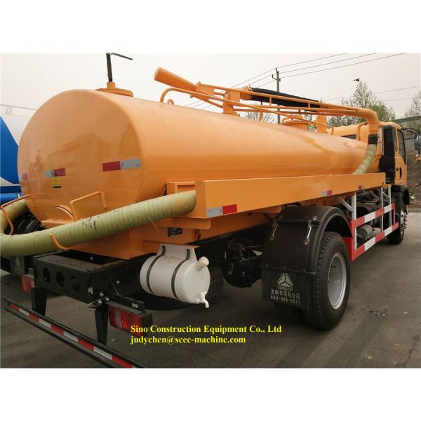 танк евро ИИИ двигателя 190хп автоцистерны всасывания нечистот вакуума 8000Л цилиндрический