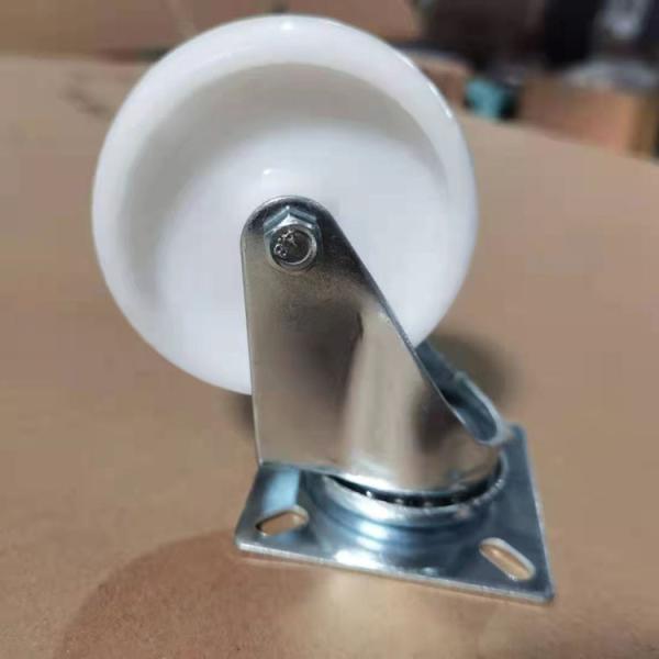 3 Inch Rotating Swivel Casters Plastic Light Duty Casters Solid Wheel For Furniure