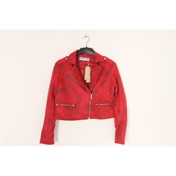 Ladies Suede bomber jacket, Women's Suede jacket, Fashionl style, Metal zipper