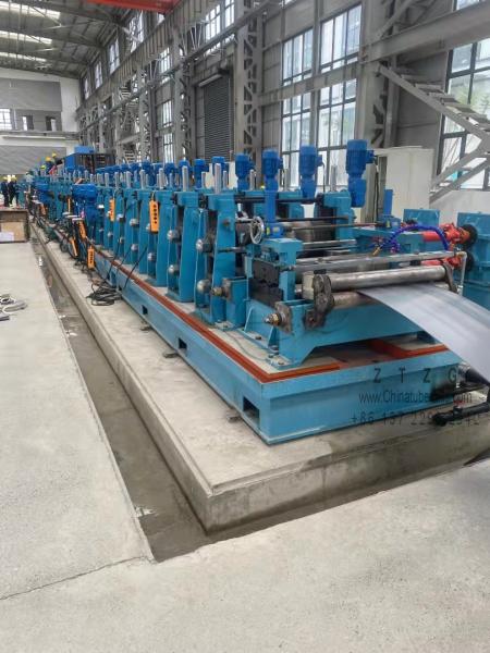 Oval Ztzg Galvanized Erw Steel Pipe Mill Making Machine