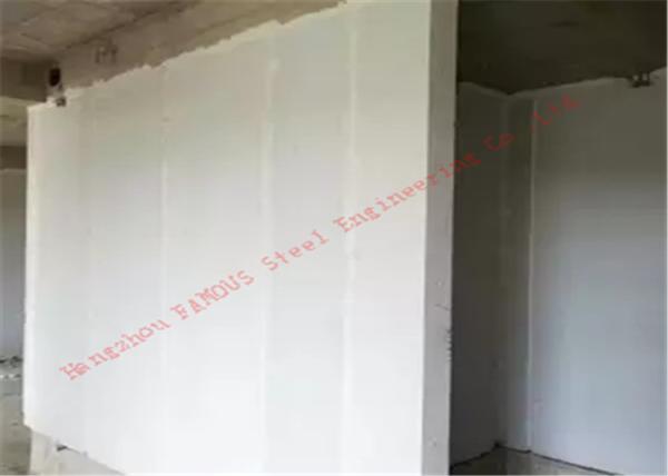 painéis concretos de pouco peso decorativos de 75mm, painéis de muro de cimento de pouco peso de AAC