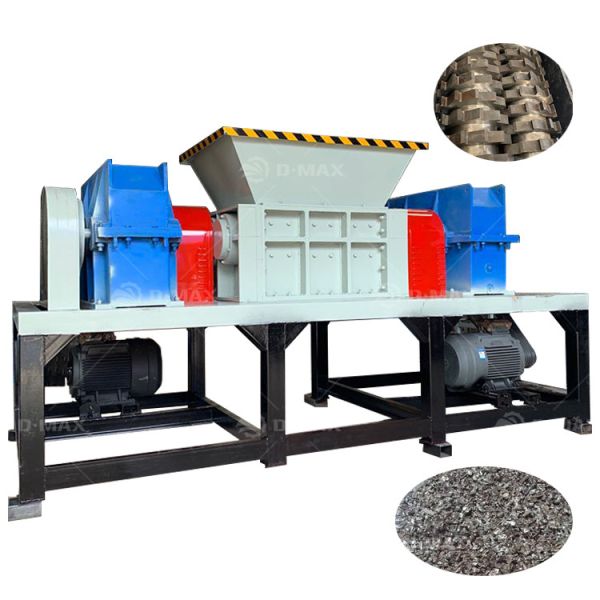 Double Shaft Shredder for Scrap Recycling of Waste Metal and Tires Recycle Waste Wood