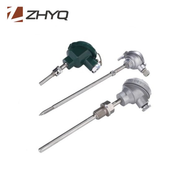 Thread Connection Industrial Temperature Sensor , K E J T PT100 CU50 PT1000 Temperature Sensor