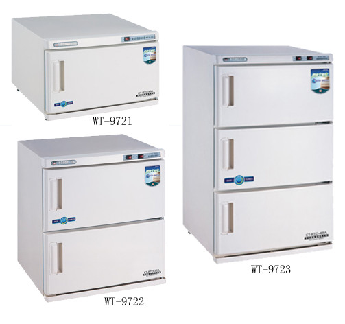 High Power Beauty Salon Hot Towel Cabinet With Uv Sterilizer , 46*32*30 Cm