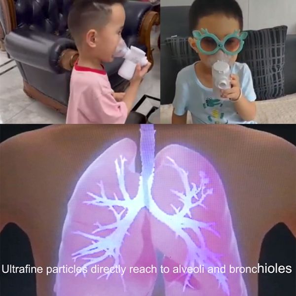 Набор Nebuliser портативной сетки домашний вибрируя медицинский взрослый детей астмы 3.2μm