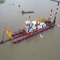 Dragueuse à aspiration à coupe avancée pour l'extraction de sédiments dans les rivières, les ports et les lacs avec contrôle automatique