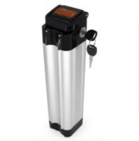 18650 Lithium Ion Silver Fish Ebike Batterie 24V 36V 48V avec verrouillage à clé Samsung Mifa ZhenLong