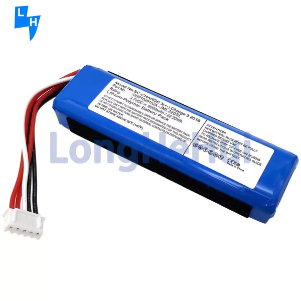 Bateria de substituição GSP1029102A para alto-falante para JBL-Charger 3 2016 3.7V JML320SL JML330SL