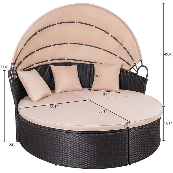 Garden Furniture Outdoor Low Price PP Injection Wicker Garden Outdoor Plastic Rattan Sofa Set Black Waterproof Party Seat