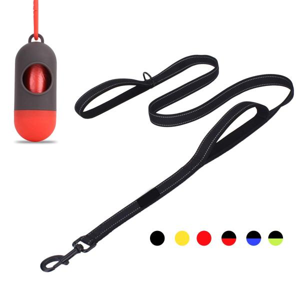trela de 3M Reflective Nylon Dog, trela resistente da corda de 5ft com o punho acolchoado 2