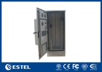 32U 19 Inch Outdoor Telecom Cabinet With Air Conditioning Cooling