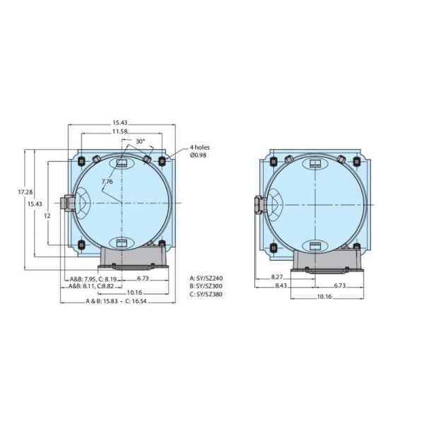 SY серия Performer кондиционер компрессор Скролл компрессор SY240A4CBE SY240~SY300 20~25 HP