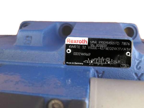 Rexroth High-response Directional Valves, Pilot Operated Type 4WRTE32 Valves