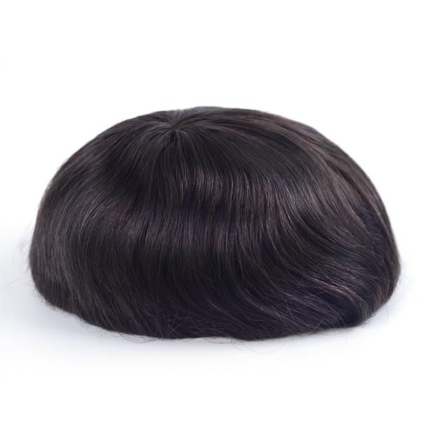 Systèmes capillaires en stock pour hommes de 6 Cheveux naturels Systèmes en stock directs