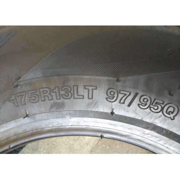 175R13LT Light Truck Tires 97 / 95Q Premium Natural Rubber Materials Eco Friendly