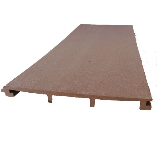 WPC 245x22mm Sanding Flat Wall Cladding Panel Construction Decoration Materials