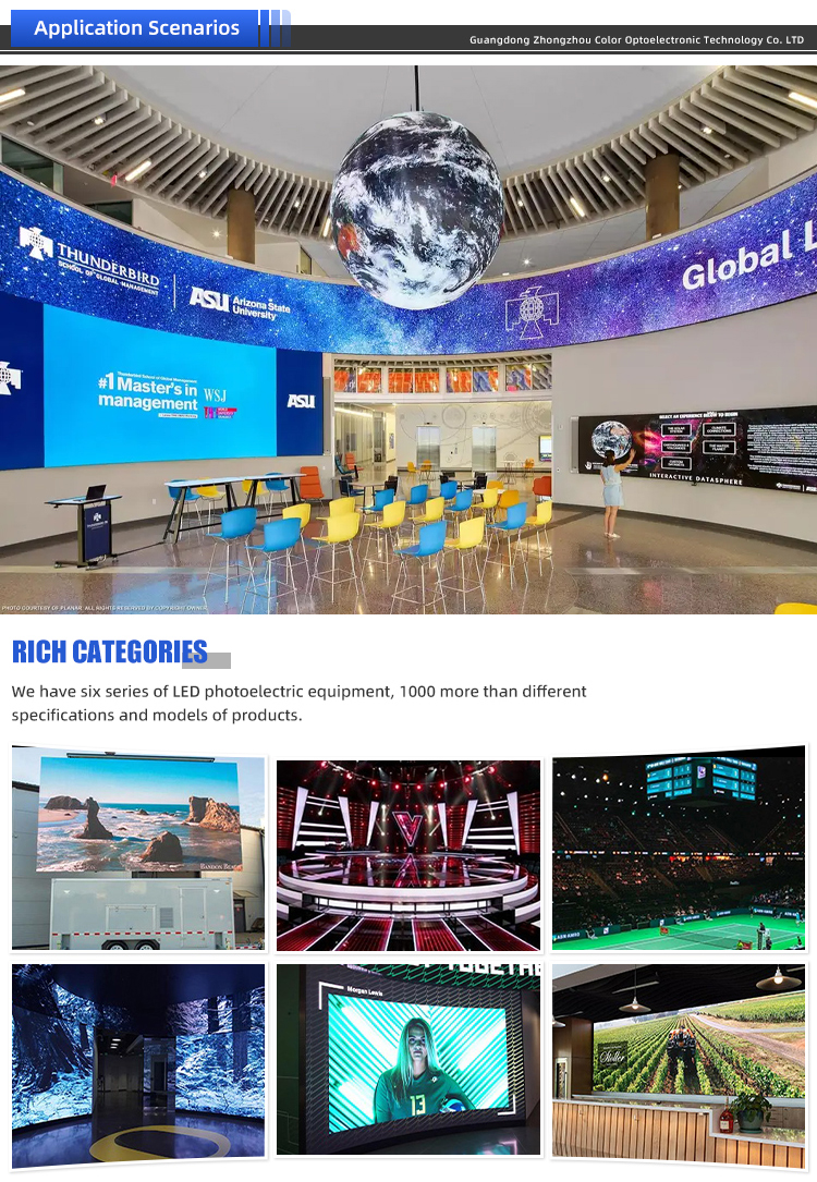 Outdoor  p3 Full Color Led Display  with 3840hz refresh rate and 6000 brightness