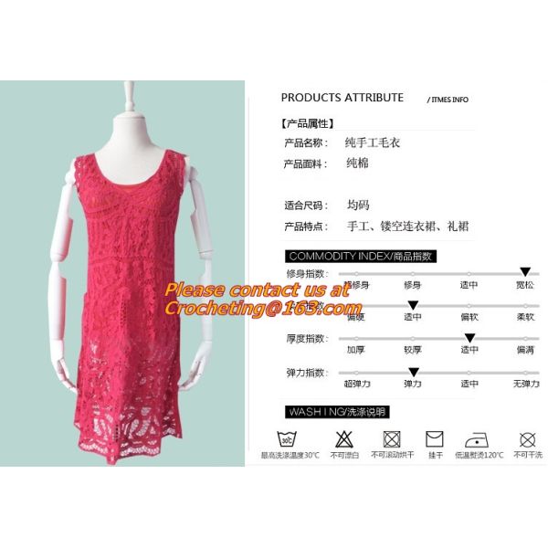 clothing summer Hollow out belt sexy knitted crover up crochet beach dress robe femme sund