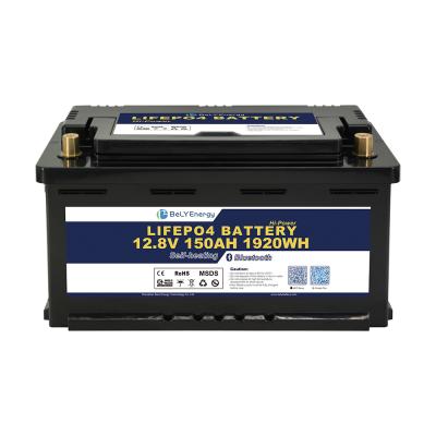 Bely Energy Lithium Ion Batteries 12V150AH Lithium Ion Backup Batteries For RV Off-Road Solar