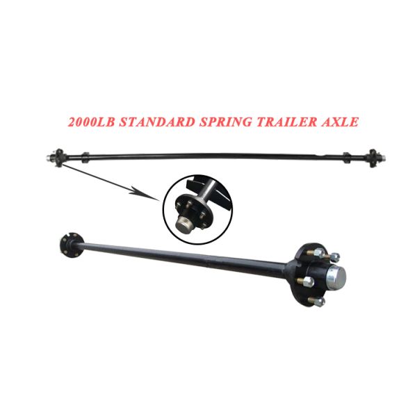 3500lb Max Payload Boat Trailer Axles And Hubs Made Of Durable Carbon Steel Material