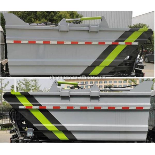 Pure Electric Energy Type Custom's Requirement 4-Sided Self-Loading Garbage Truck Enhancing Waste Collection Efficiency