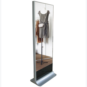 Indoor 55 Inch Interactive Digital Mirror Display Mirror Kiosk For Clothing Shop