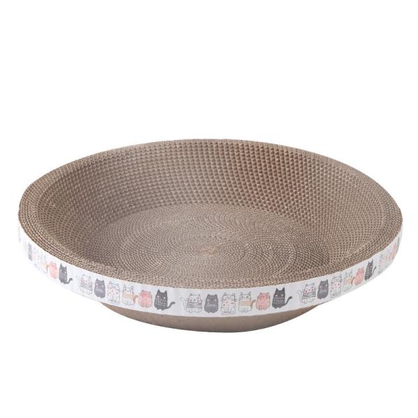 Factory Direct Texture Design Cat Scratching Board with Catnip Corrugated Cat Scratching Board with Premium Scratch