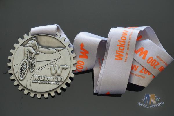 Ireland 's Cycling Sports Events Metal Award Medals 3D Effect Model Medallion