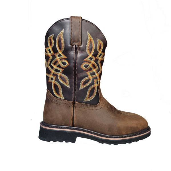 Rubber EVA Sole Material Goodyear Protection Footwear For Long Lasting Work Shoes Cowboy Boots