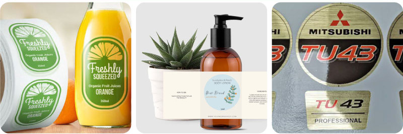 Flexo печатая стикер винила постоянной синтетики слипчивых ярлыков TPU водоустойчивый Printable