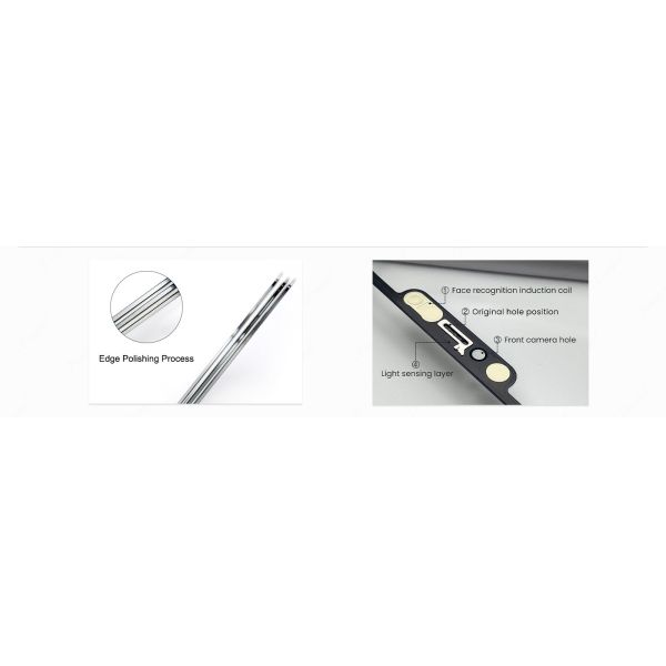 X-16 IPhone Glass With OCA 9H Tempered Iphone 13 Touch Glass Feaglet