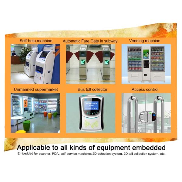 Máquina de venda automática fixa do módulo do varredor do código de barras da montagem de USB 2D para o pagamento do telefone celular