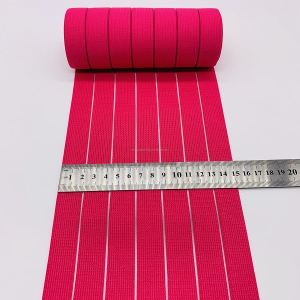 150mm Polyester elastic band  fish silk  for underwear with waist belt belly band